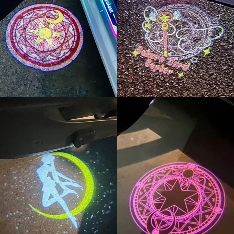 Car Accessories Light - Sailor Moon Anime Car Welcome Light