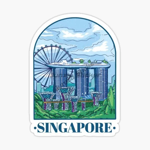 Singapore Flag Map Merlion Sce - đánh giá và giá Car Accessories Singapore
