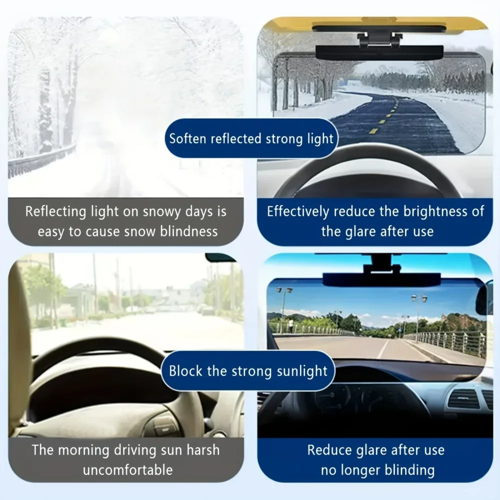Foldable Car Sun Visor HD Anti - đánh giá và giá Car Accessories For Night Driving