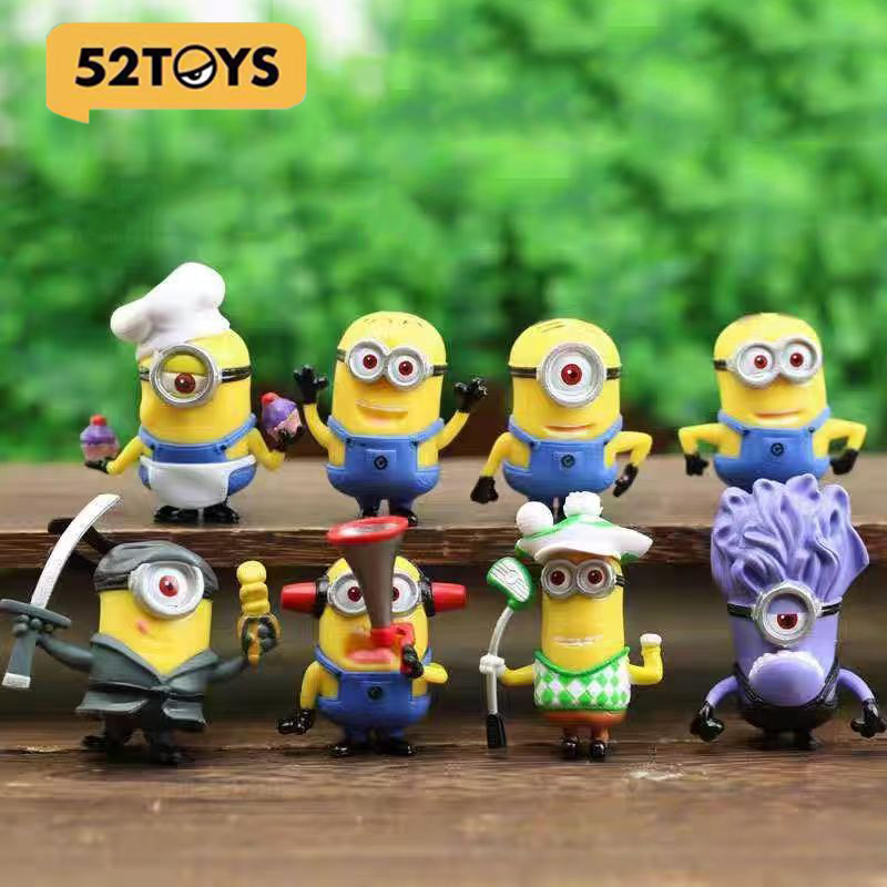 8 Pcs/1set 52TOYS Minions Cart - đánh giá và giá Car Accessories Oman