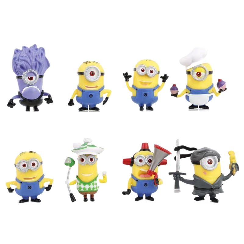 8 Pcs/1set 52TOYS Minions Cart - đánh giá và giá Car Accessories Oman