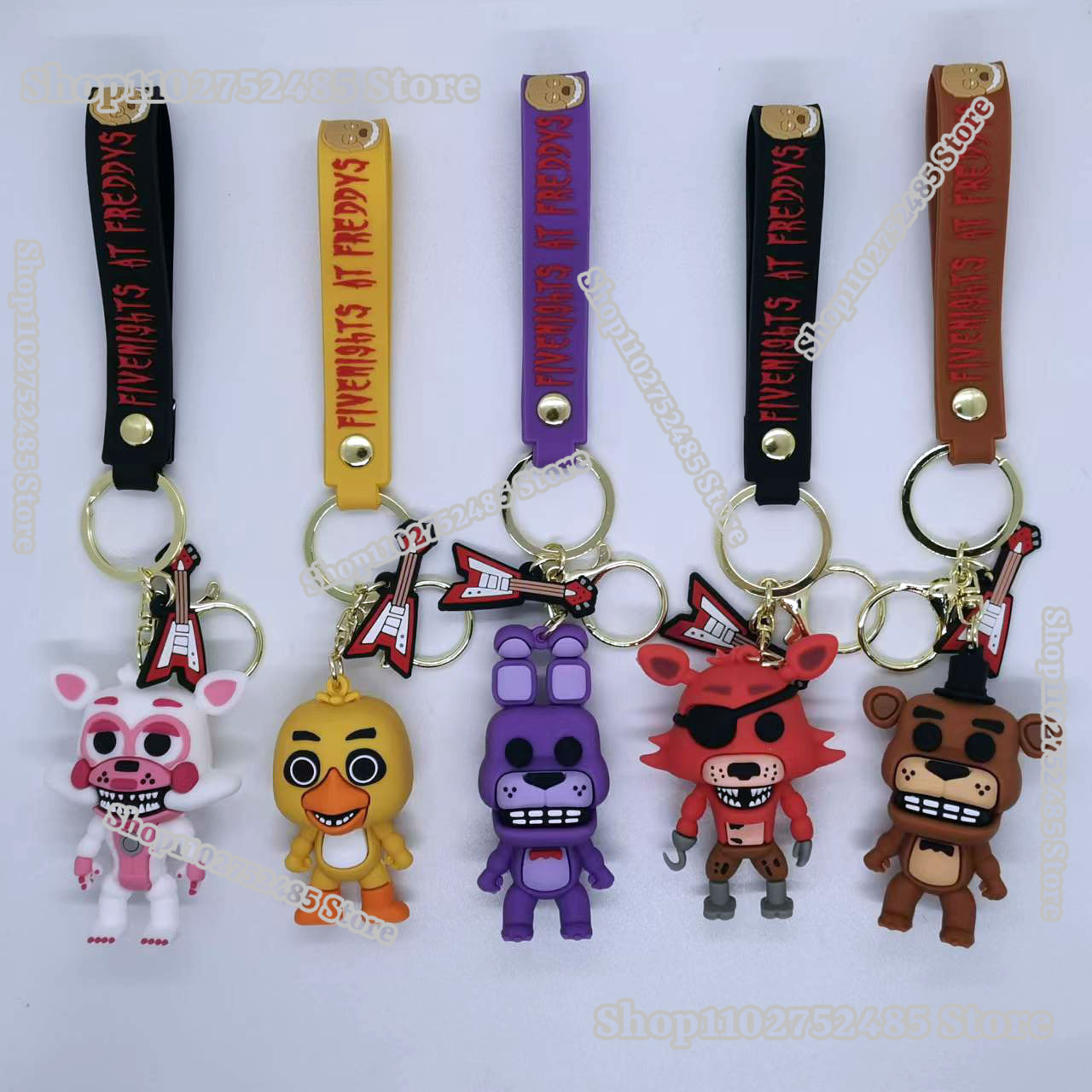 5pcs Cartoon Anime FNAF Figure - đánh giá và giá Car Accessories Oman