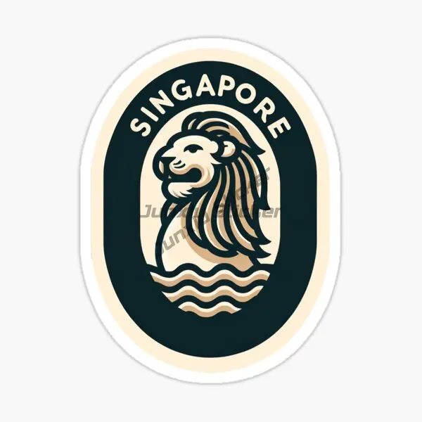 Singapore SG Flag Map Merlion  - đánh giá và giá Car Accessories Singapore