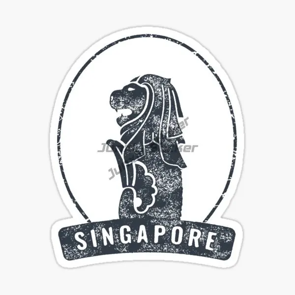 Singapore SG Flag Map Merlion  - đánh giá và giá Car Accessories Singapore
