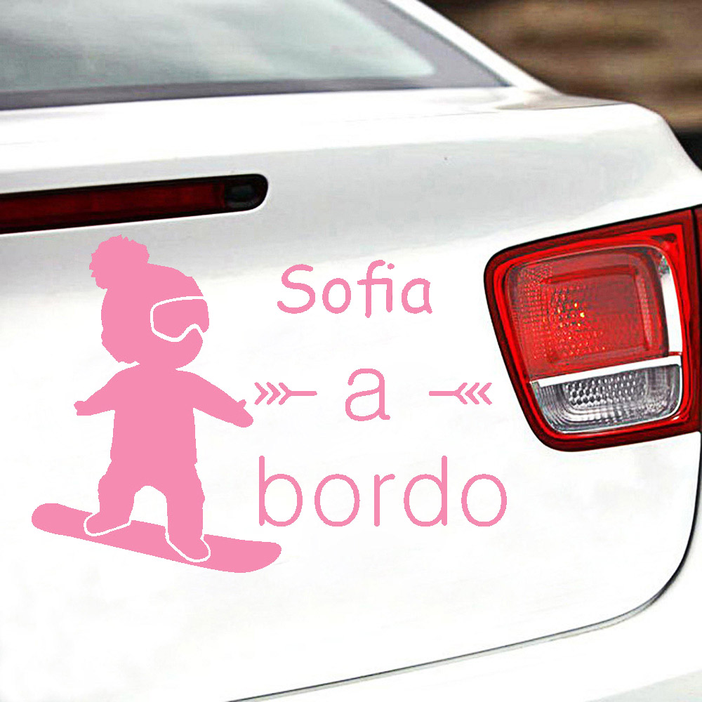 1pc Vinyl baby a bordo colorfu - đánh giá và giá Car Accessories Toy