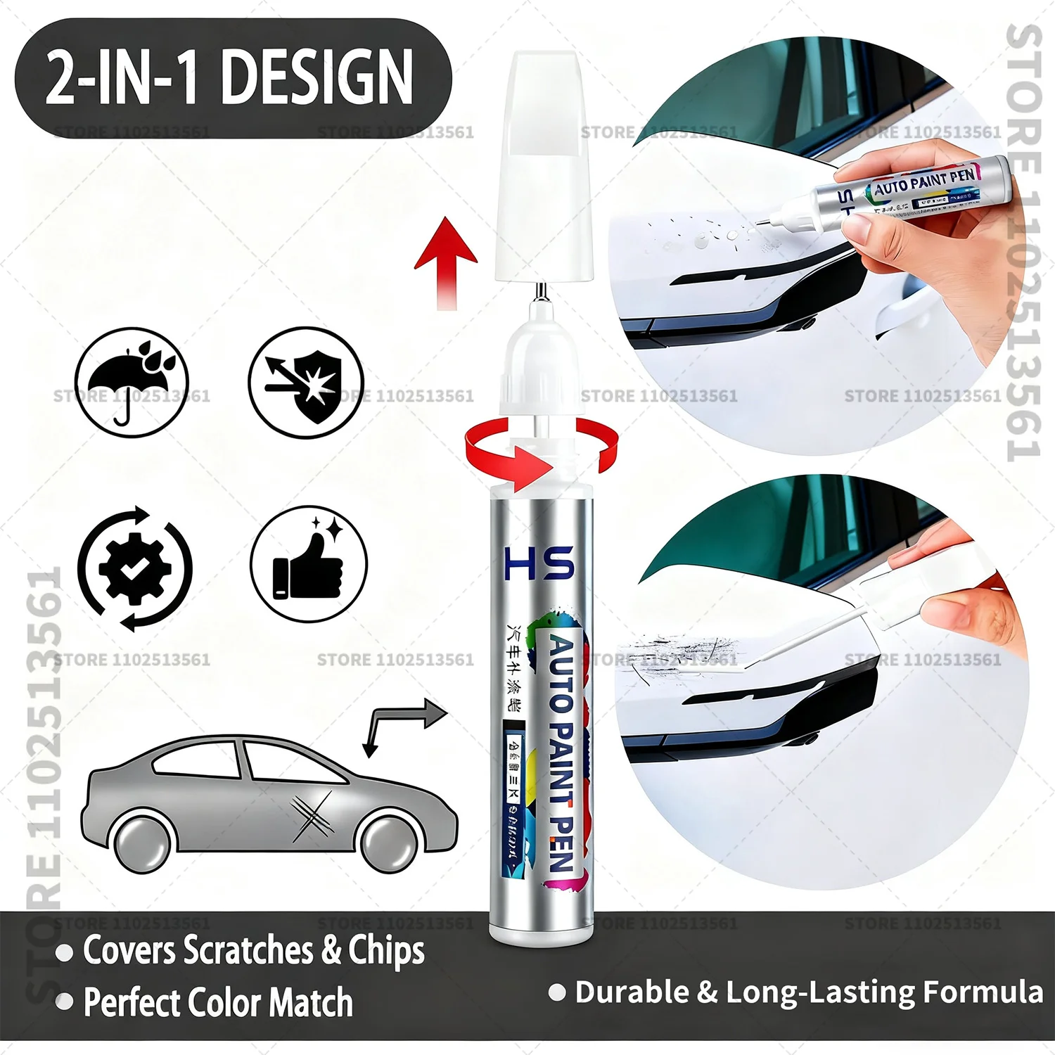 Car Paint Repair Pen For BYD S - đánh giá và giá Car Scratch Remover Pen