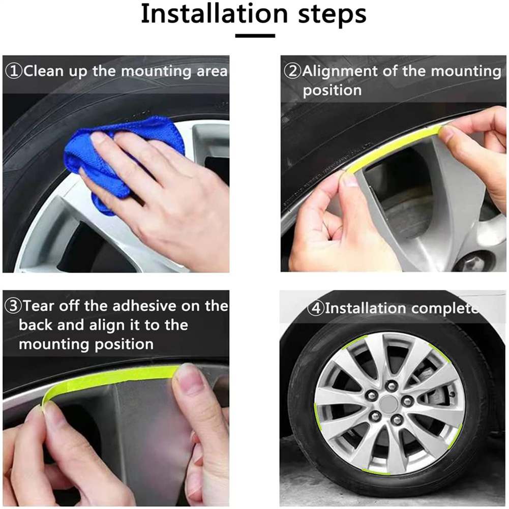 Car Wheel Hub Reflective Stick - đánh giá và giá Car Accessories For Night Driving