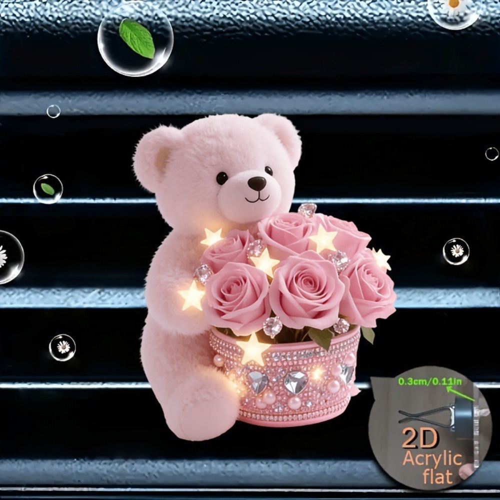 2D Flat Acrylic Car Vent Cute  - đánh giá và giá Car Accessories Oman
