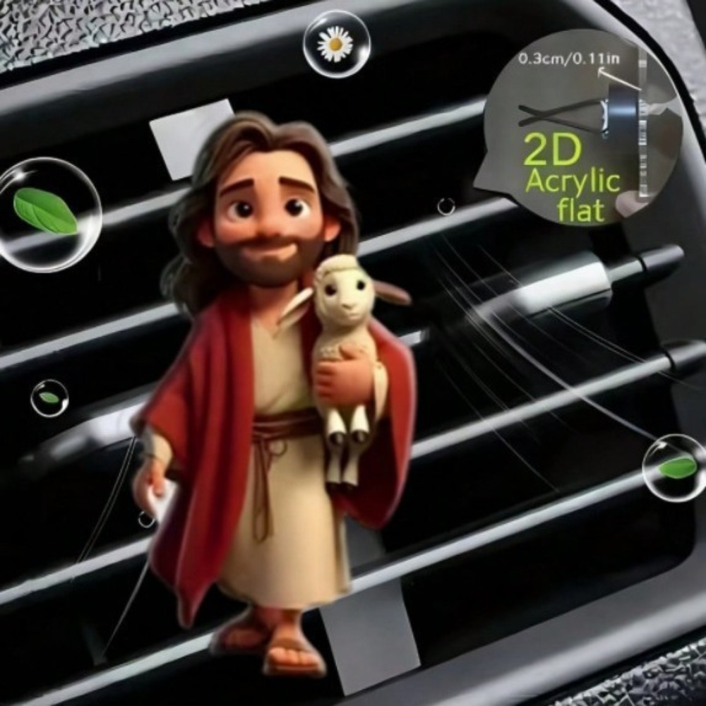 2D Flat Acrylic Car Vent Cute  - đánh giá và giá Car Accessories Oman