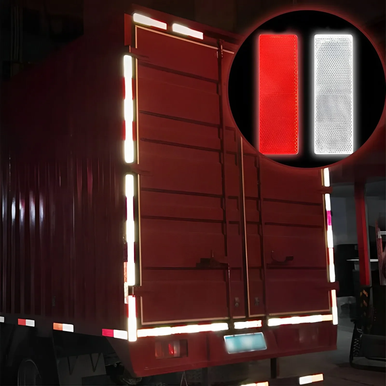 Rectangle Reflective Warning P - đánh giá và giá Car Accessories For Night Driving