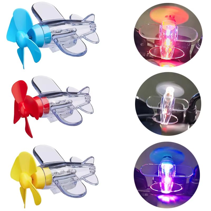 Wind Powered LED Airplane Orna - đánh giá và giá Car Accessories Light