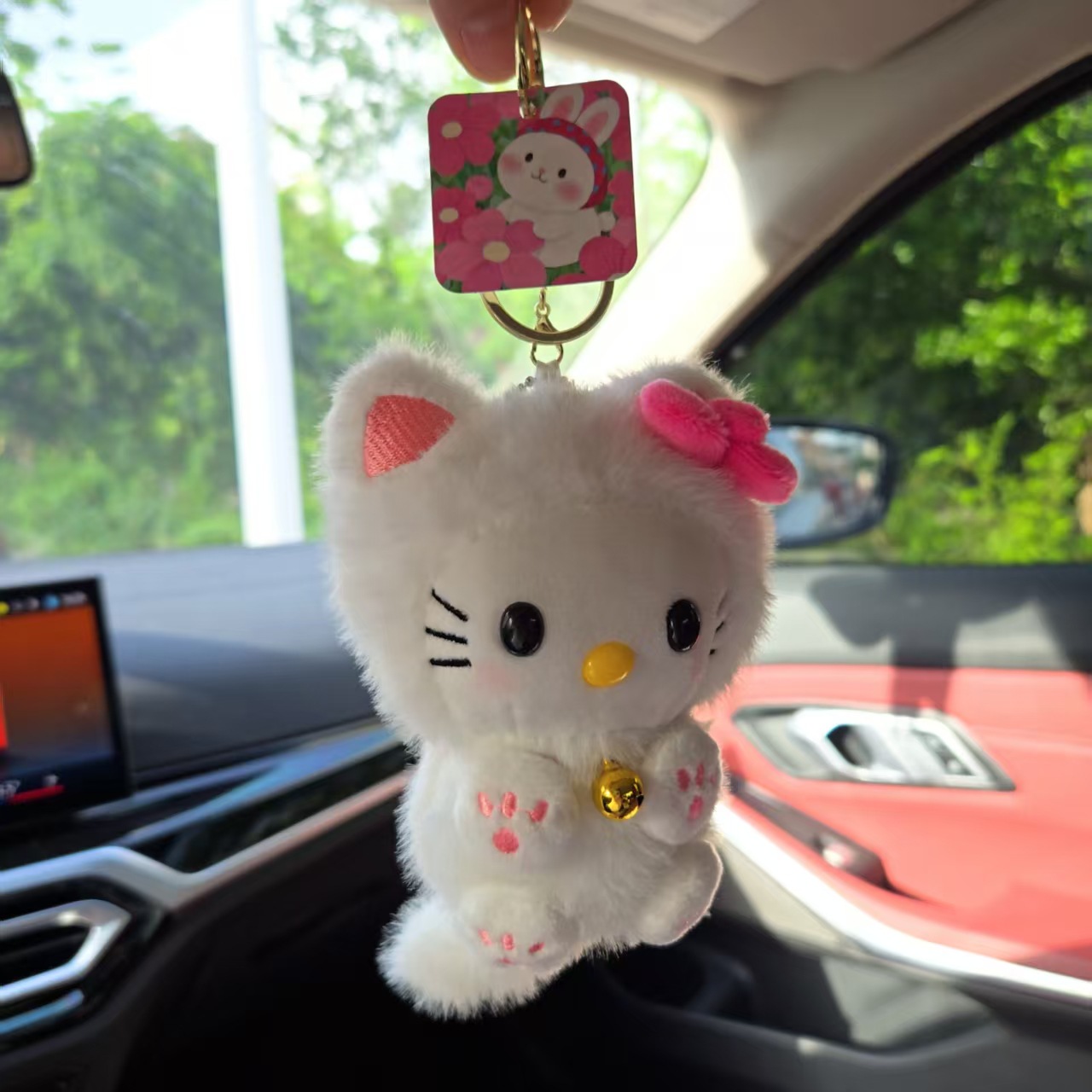 Kawaii HelloKitty Bell Cat Pen - đánh giá và giá Car Accessories Cute